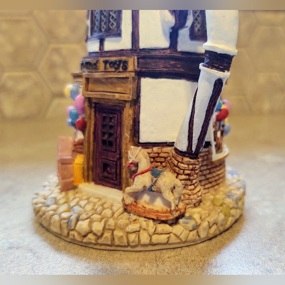 Vtg Hometown Teapot Cottages Merry Go Round Shop - Picture 10 of 13